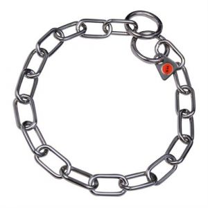 HS Sprenger Collier pour Chien Argenté 3 mm Maillons Semilong 50 cm