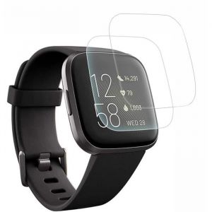 Phonillico Verre Tremp&eacute; pour Fitbit Versa 2 [Lot de 2] Film Protection Ecran Montre Anti Rayure