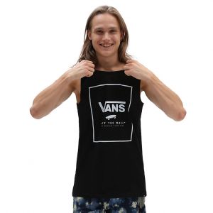 Vans Débardeur Print Box (black-ballad Blue) Homme Noir, Taille M