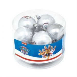 ARDITEX PW14027 Lot de 10 boules de sapin de No&euml;l diam&egrave;tre 6cm de NICKELODEON