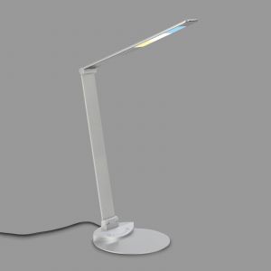 Image de Briloner - Lampe de table LED réglable, Lampe de table LED orientable, Lampe de bureau Touch, Température de couleur réglable, Variable, Couleur argentée