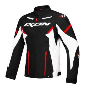 Image de Ixon Blouson textile Striker noir/blanc/rouge vif- L