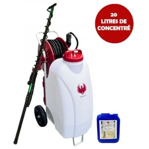 Phoenix Pulv&eacute;risateur &eacute;lectrique GLADIATOR SPRAYER + Perche T&eacute;lescopique 5,4 m&egrave;tres + Produit Nettoyant Ext&eacute;rieures 20 L