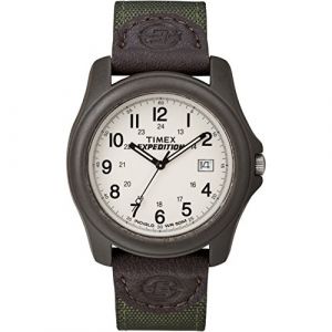 Timex Expedition Camper Montre Homme Bracelet Tissu/Nylon Vert T49101