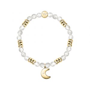 Bracelet LA PETITE STORY pour femme en Métal serti de pierre naturelle - 0.017 g - taille : 18CM - LPS05ATA13