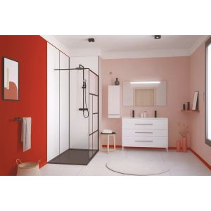 Profil&eacute; panneau mural d'angle int&eacute;rieur Noir 4mm