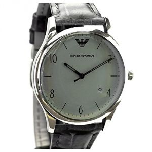 Emporio Armani AR1880 - Montre pour homme avec bracelet en cuir