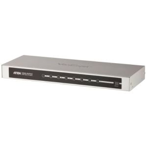 Aten VS0801H - Commutateur audio-vidéo HDMI à 8 ports  avec télécommande infrarouge