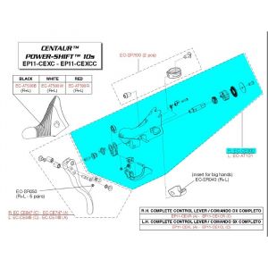 Image de Campagnolo Corps + mécanisme droit Power Shift Resine 10S - EC-CE300
