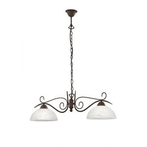 Reality Leuchten Suspensions Country Rouille 2x75W E27