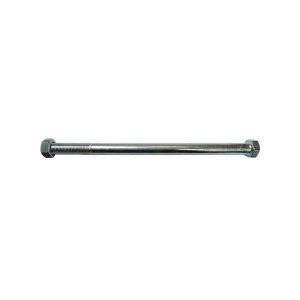 VisWood Boulon de charpente - tête hexagonale avec écrou hexagonal boulon tête hexagonale (h) bois acier zingué blanc fp 340 mm m18 mm din 601 boulon de charp