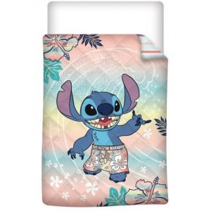 Aymax Couette Imprimée - Stitch avec une vague (Lilo & Stitch) Multicolors Pastel 140x200 cm