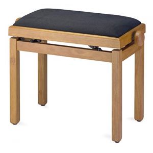 Image de Stagg Classic Cantabile tabouret de piano chêne mat