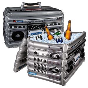 Out Of The Blue Refroidisseur pour boisson gonflable Boom Box - dimensions 60 x 40 cm