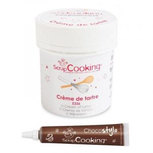 Image de Scrapcooking Crème de tartre + Stylo chocolat