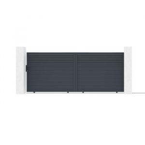 Casanoov - Portail aluminium coulissant carpatia 400x160cm