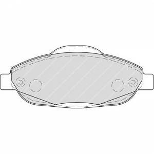 Image de Ferodo 4 plaquettes de frein FDB4003