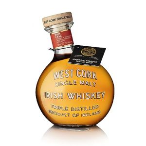 WEST CORK - Rum Cask Finished Maritime Bottle - Single Malt - 46% Alcool - Origine: Irlande - Bouteille de 70 cl