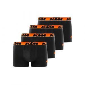KTM Bike Industries Lot De 4 Boxers 100% Coton Homme