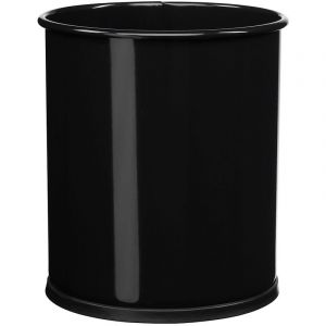 Rossignol 59791 - Corbeille à papier Papea - 8l - noir graphite - RAL 9011