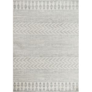 Surya - Tapis de Salon &agrave; Poils Courts et Doux Scandinave Boh&egrave;me Gris 140 x 200 cm