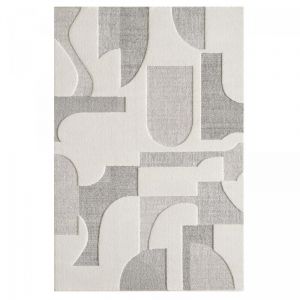 Dezenco Tapis salon cergeo oeko-tex Ecru - 120x170