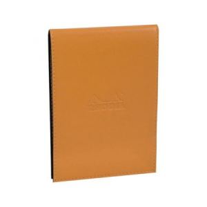 Image de Rhodia Porte-bloc Epure avec bloc N°13 en simili cuir (115x158 mm)