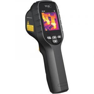 TFA Dostmann Cam&eacute;ra thermique Visualtemp 96 x 96 IR 31.1144 avec infrarouge, portable, 8 heures d'autonomie, de -20 &deg;C &agrave; 550 &deg;C, pr&eacute;cision +/- 3&deg;, IP 54, pour la chasse ou les inspections, noir