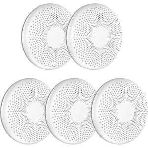 Image de Aroha Safety Pro D&eacute;tecteur Combin&eacute; avec Fum&eacute;e et Monoxyde de Carbone - Batterie de 10 Ans - 5 pi&egrave;ces