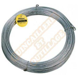 Filiac Fil de tension galvanis&eacute; Longueur 25 m - Diam&egrave;tre 2,7 mm