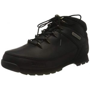 Timberland Bottines Euro Sprint Hiker en cuir et mesh noirs