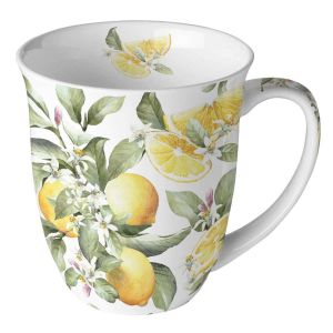 Enesco Tasse en Porcelaine Fine citrons