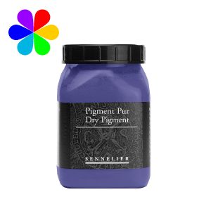 Image de Sennelier Pigment en poudre pot de 200 ml 916 - Violet d'outremer