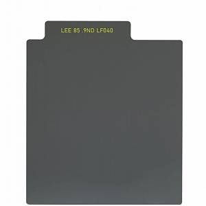 Lee Filters Filtre Standard ND 0.9 85x85mm LEE85