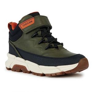 Geox Garçon J Flexyper Plus Boy Bateau cheville, Military Orange, 40 EU