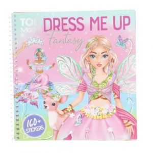 Depesche 13439 TOPModel Dress Me Up Fantasy - Livre d'autocollants avec 24 Pages pré-imprimées à décorer soi-même, y Compris 11 Feuilles d'autocollants