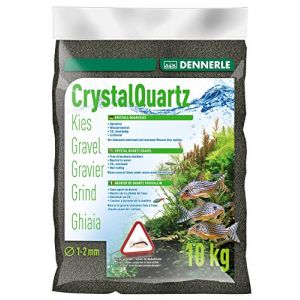 Dennerle Gravier pour Aquariophilie de Quartz Cristallin Noir Diamant 10 kg