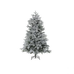 Beliani Sapin de Noël recouvert de neige artificielle 210 cm BASSIE