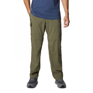 Columbia Silver Ridge Utility Pantalon de randonn&eacute;e Convertible pour Homme, Vert Pierre, 34W / 32L