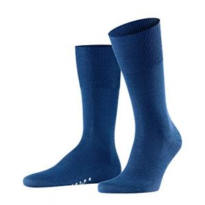Falke Airport Chaussettes Homme Laine 1 Paire, Bleu (Royal Blue 6000), 43-44