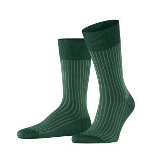 Falke Oxford Stripe Hommes Chaussettes Vert 39-40