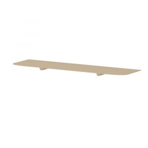 Etagère murale en acier beige cashew 60x17x2,2cm Lenn - Metallbude