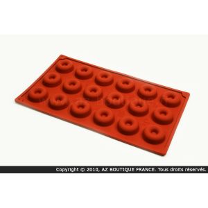 Paderno Moule flexible en silicone 18 mini savarins Flexipad