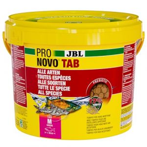 JBL PRONOVO TAB, Aliment pour tous Poissons d'Aquarium de 1-20 cm, Comprimés Alimentaires pour Poissons, taille M, 5,5 L