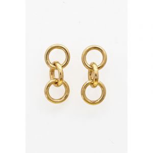 By Rafaella - Boucles d'oreilles Licia en Argent doré