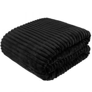 Couverture polaire WAVE 170x210 noire