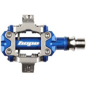 Hope Paire de pedales automatiques union rc bleu