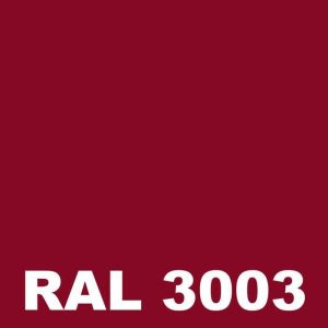 Peinture Batiment - Metaltop - Rouge rubis - RAL 3003 - Pot 25L