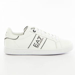 EA7. Classic Logo Leather Sneakers white EA7