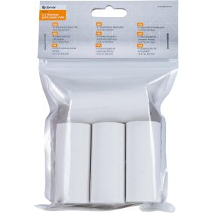 Denver Electronics PP-40 rouleau de papier pour imprimante - largeur du rouleau 57 mm - vierge - 4 pi&egrave;ces